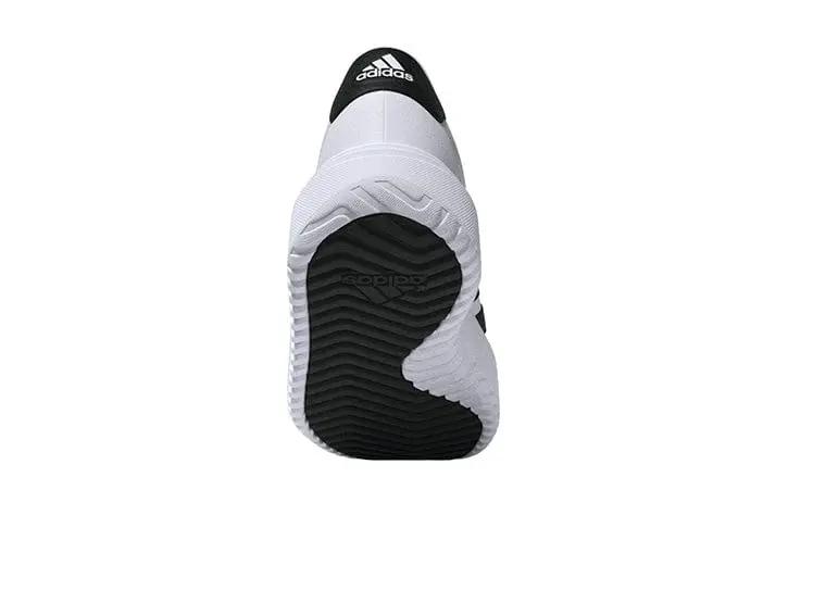 Zapatilla Adidas Grand Court Plataforma Cuero Mujer Blanco