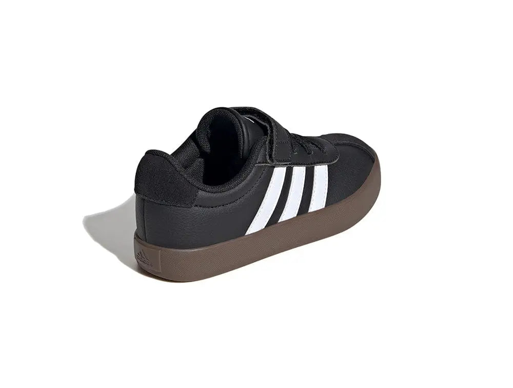 Zapatilla Adidas Vl Court 3.0 Junior Negro - Blanco