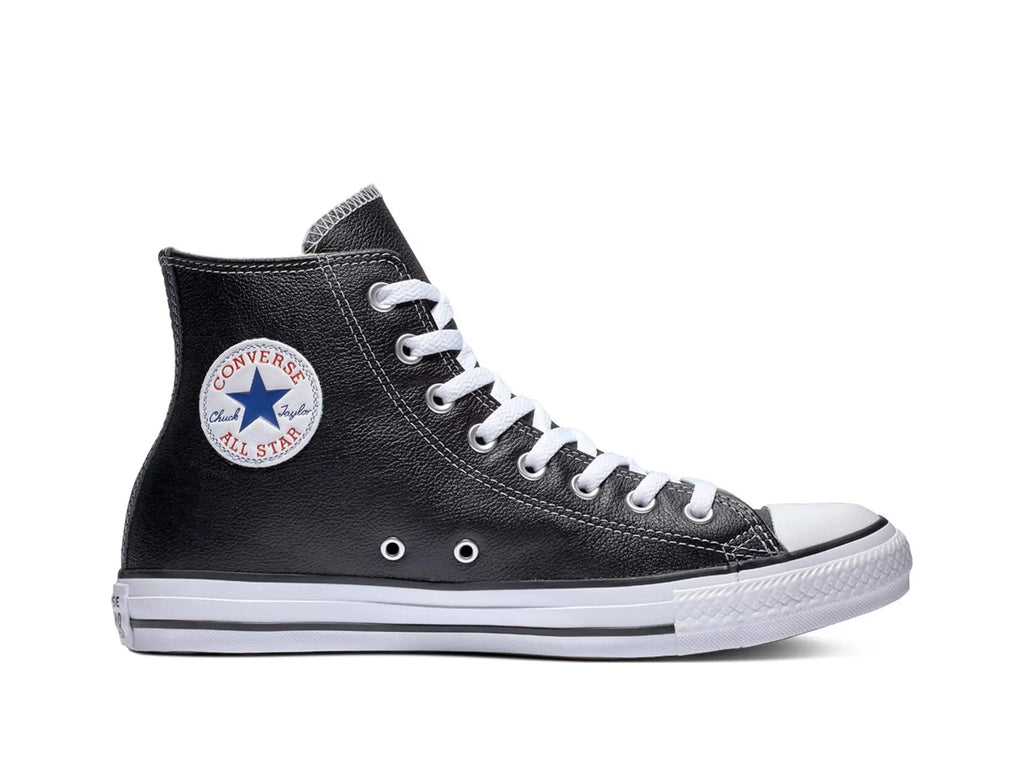 Zapatilla Converse Chuck Taylor HI Cuero Hombre Negro