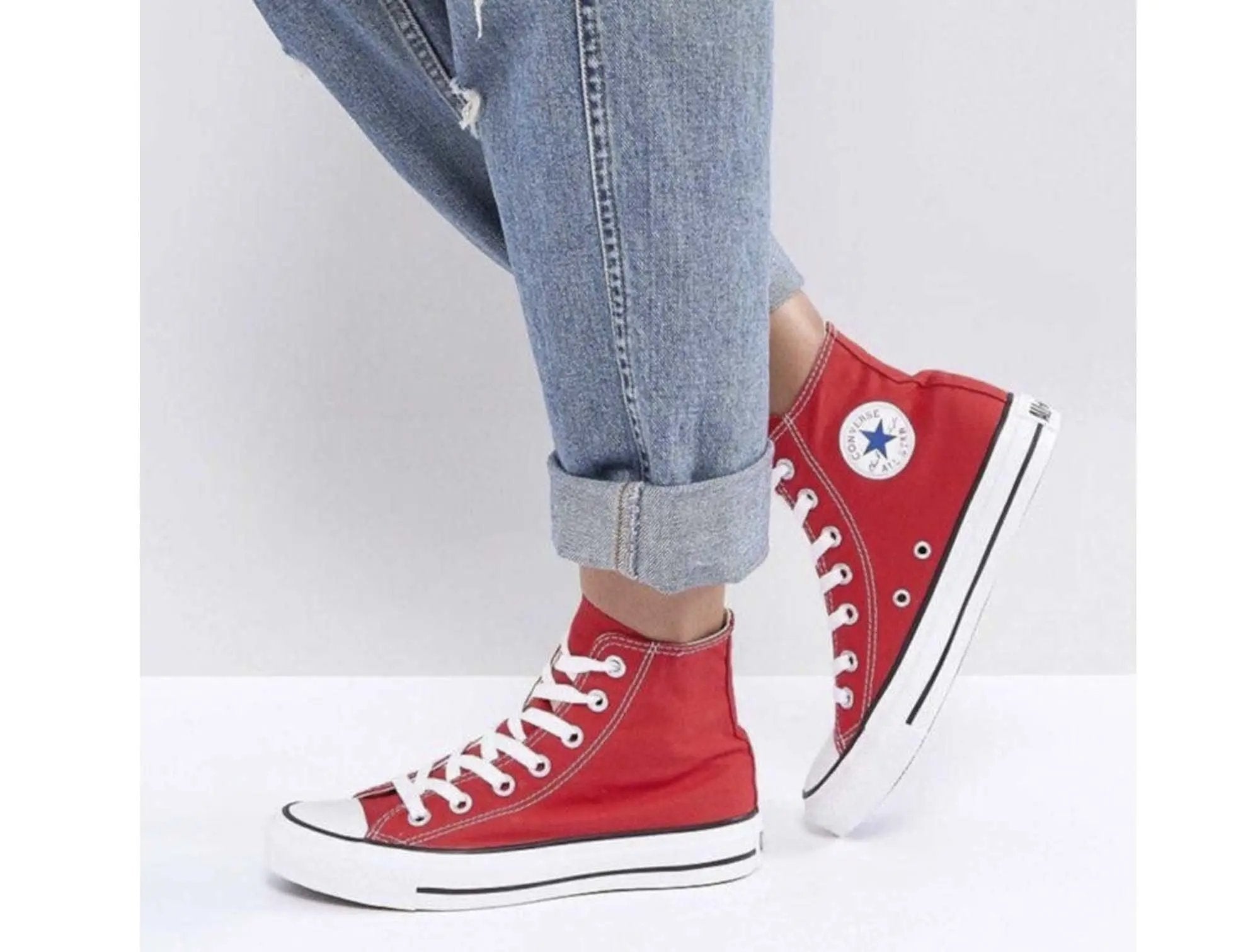Zapatilla Converse Chuck Taylor Hi Mujer Rojo