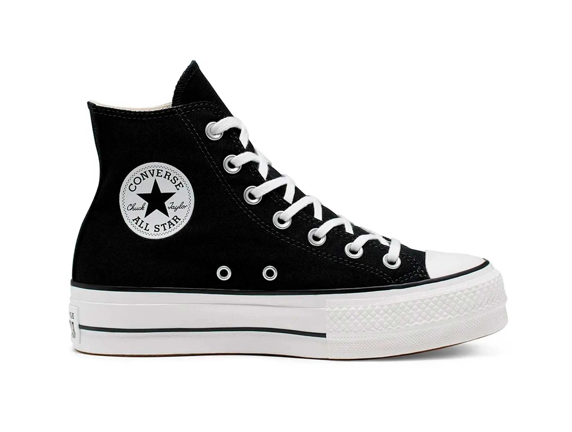 Zapatilla Converse Chuck Taylor Hi Plataforma Mujer Negro