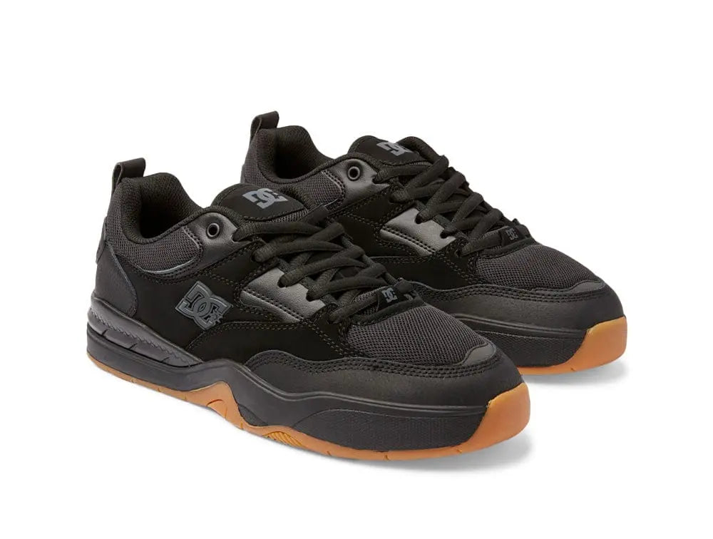 Zapatilla Dc Ascend Hombre Negro - Suela Negro Gum