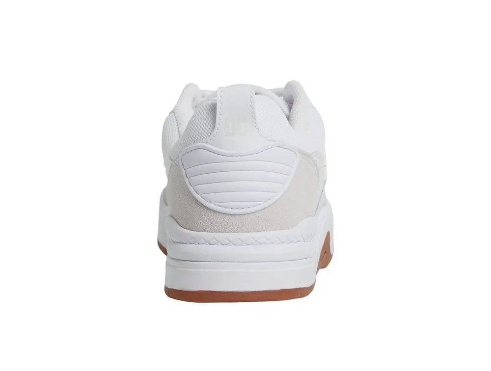 Zapatilla Dc Ascend Lth Hombre Blanco Suela Gum