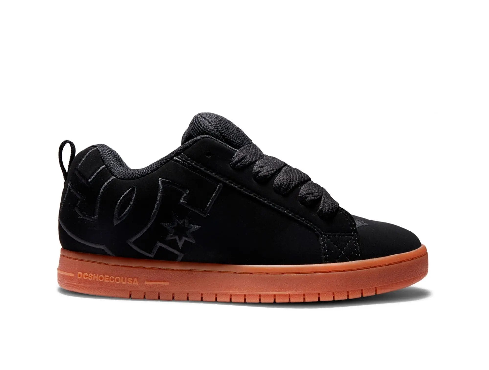 Zapatilla Dc Court Graffik  Hombre Negro- Suela Gum