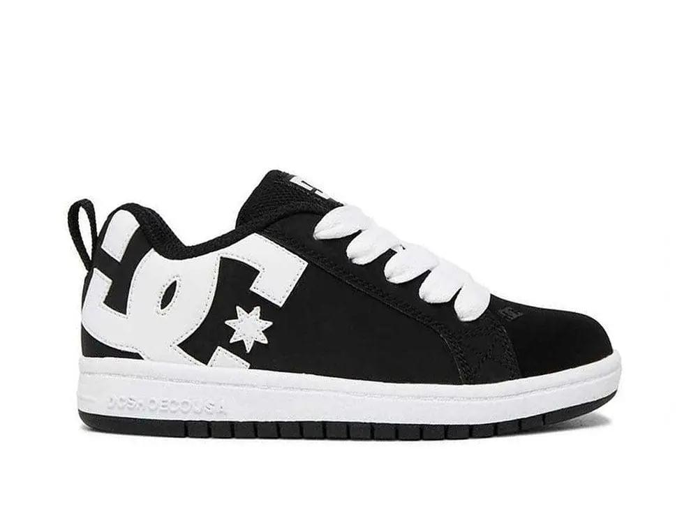 Zapatilla Dc Court Graffik Junior Negro