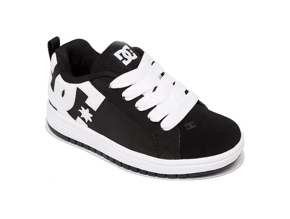 Zapatilla Dc Court Graffik Junior Negro