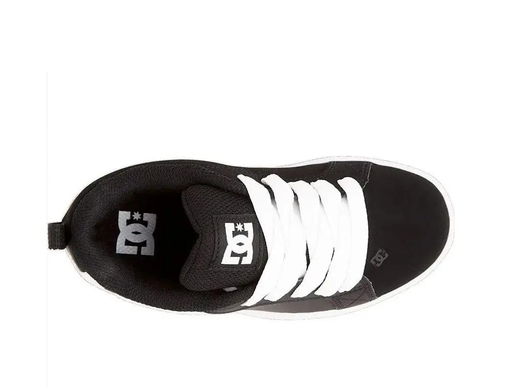 Zapatilla Dc Court Graffik Junior Negro
