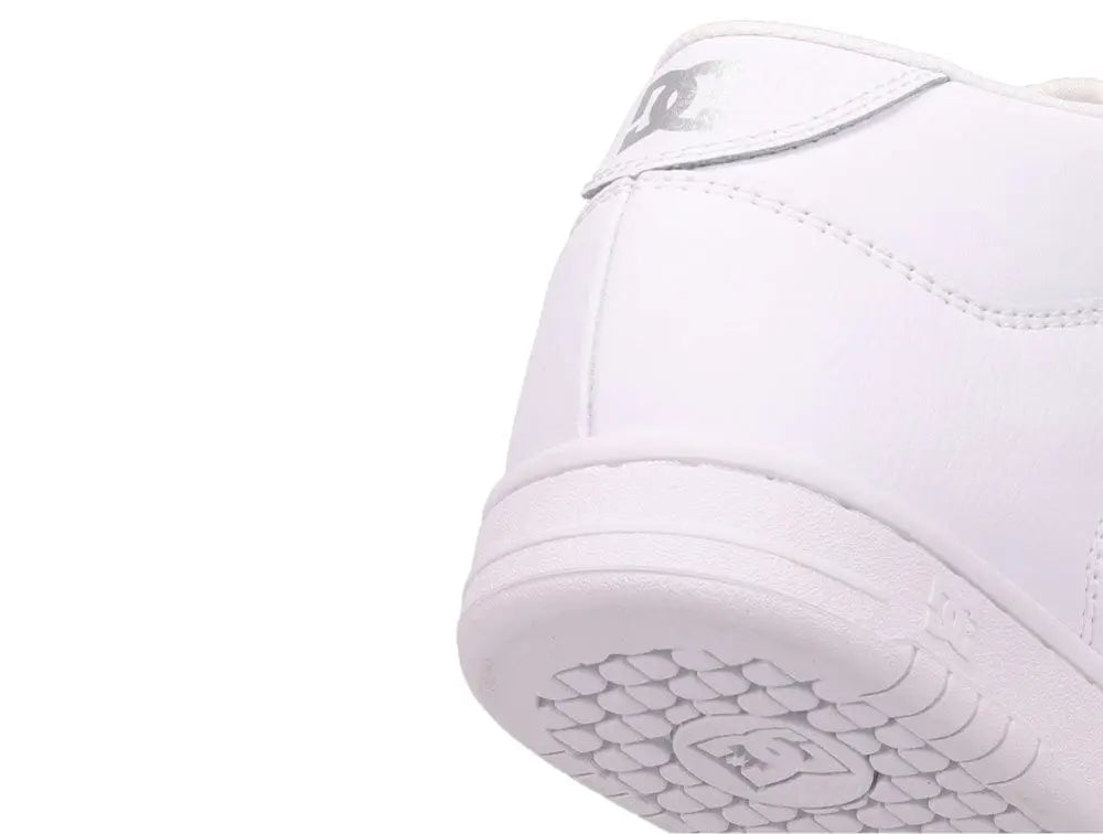 Zapatilla Dc Manteca 4 Mid Mujer Blanco