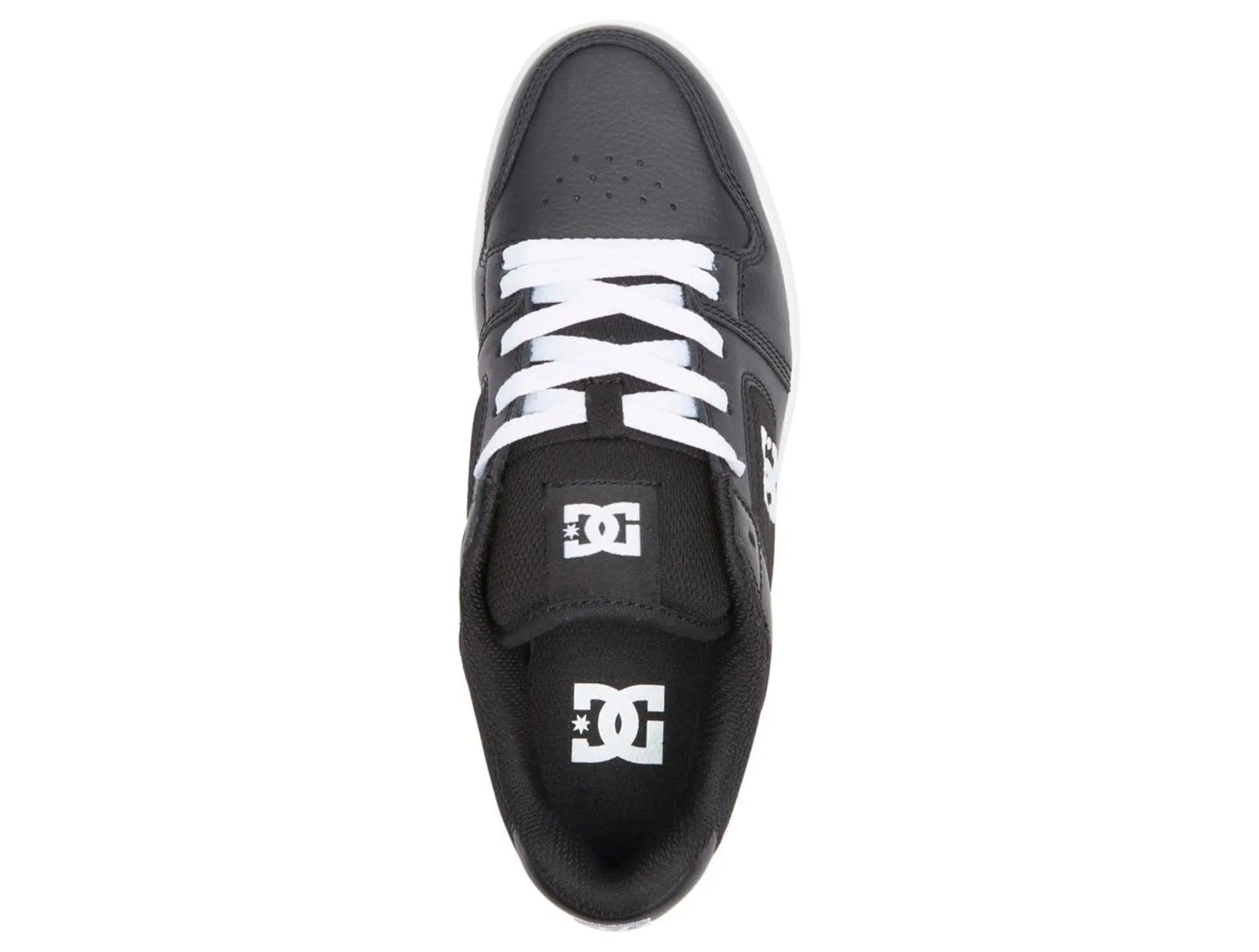 Zapatilla Dc Manteca 4 Plataforma Cuero Mujer Negro