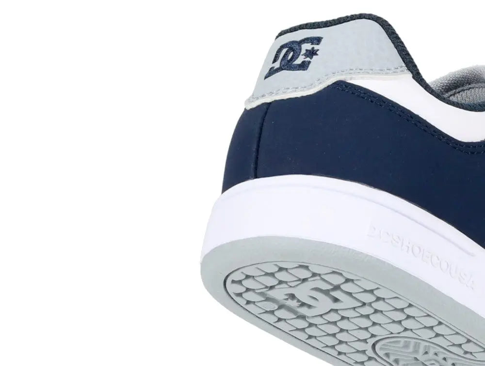 Zapatilla Dc Manteca 4 V Junior Gris Azul