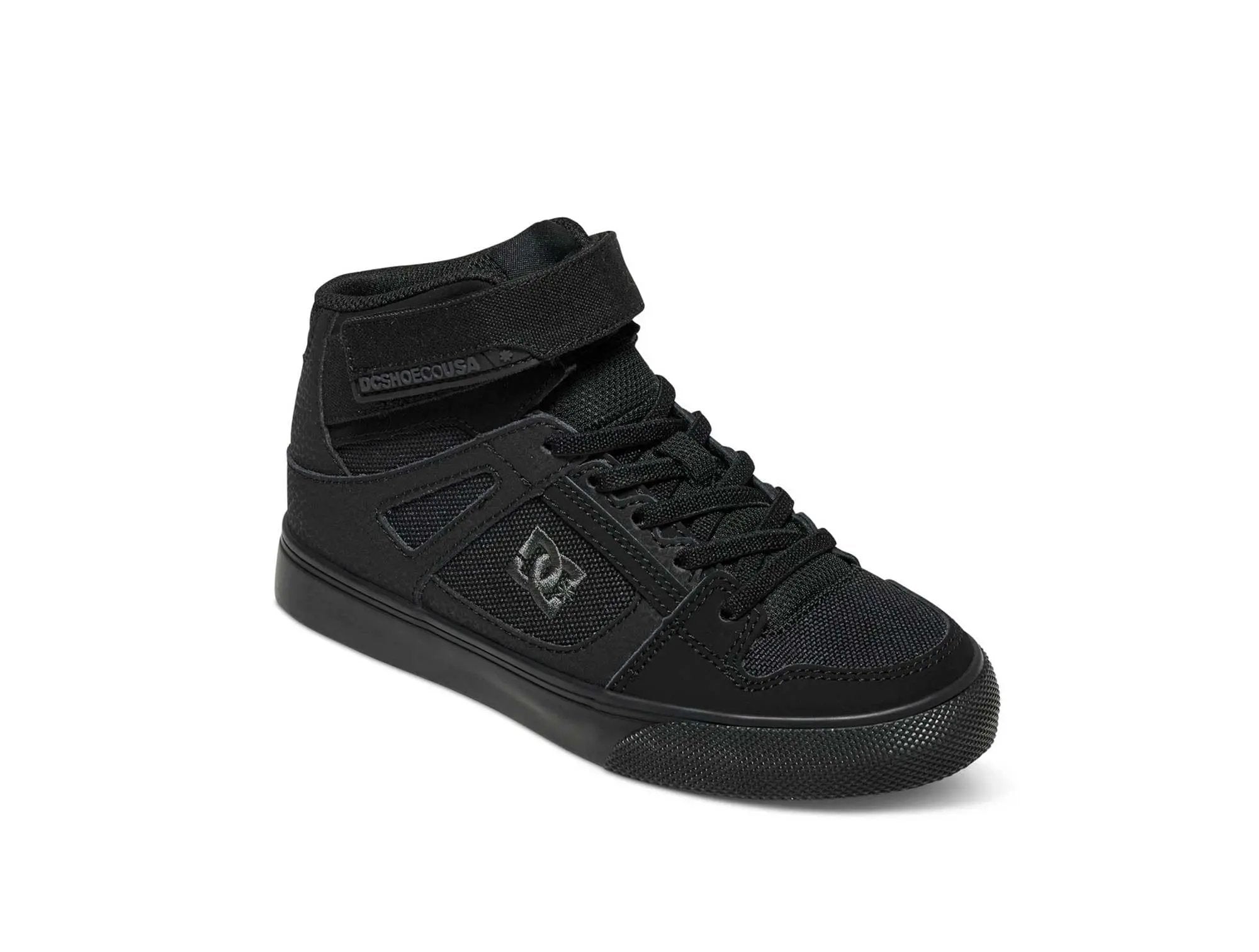 Zapatilla Dc Pure High-Top Cadete Negro