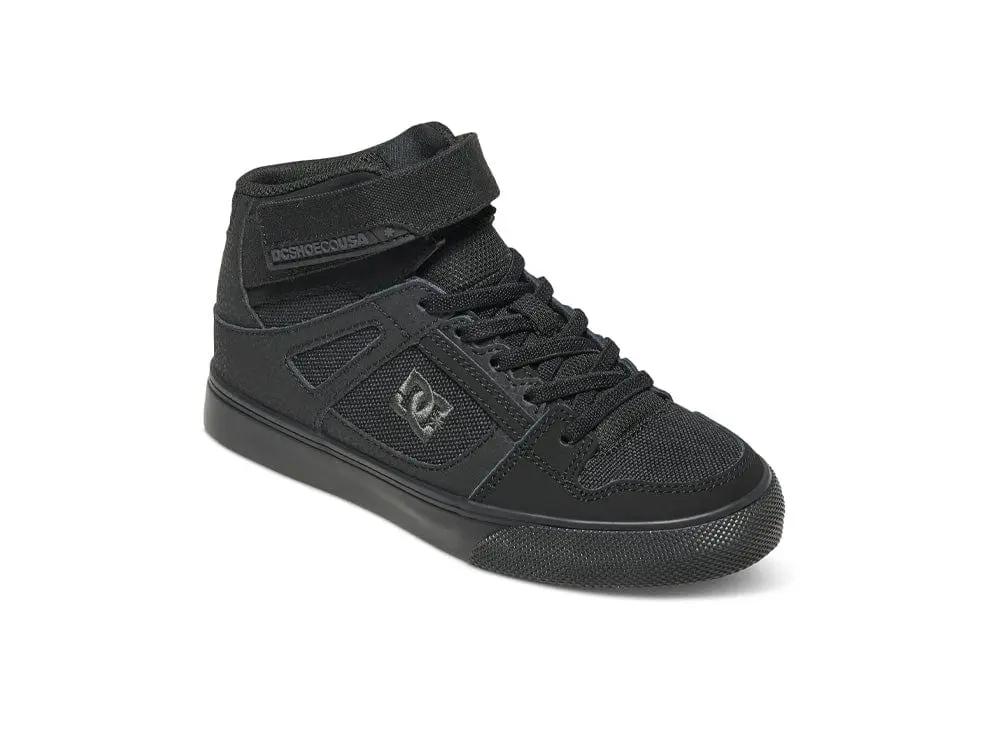 Zapatilla Dc Pure High-Top Junior Mono Negro