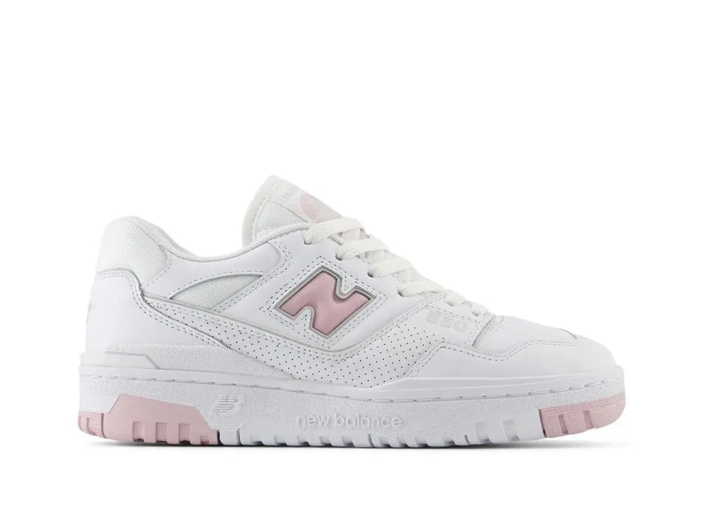 Zapatilla New Balance 550 Mujer Blanco Rosado