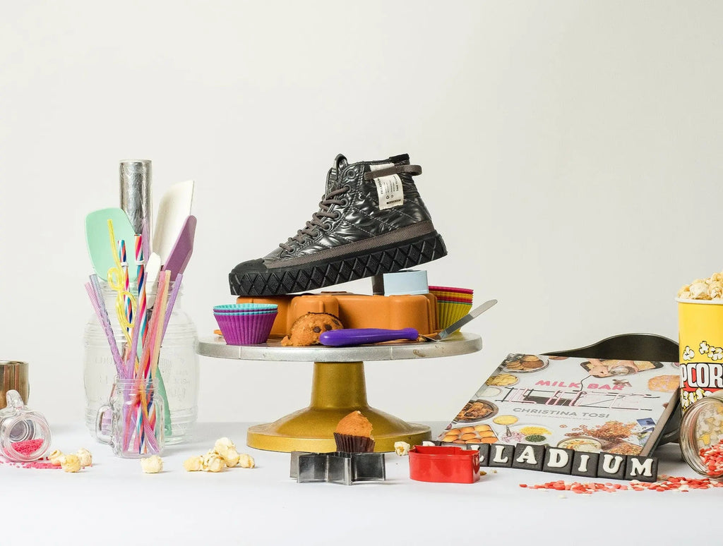 Zapatilla Palla Ace Re-Quilt Metal Mujer Negro