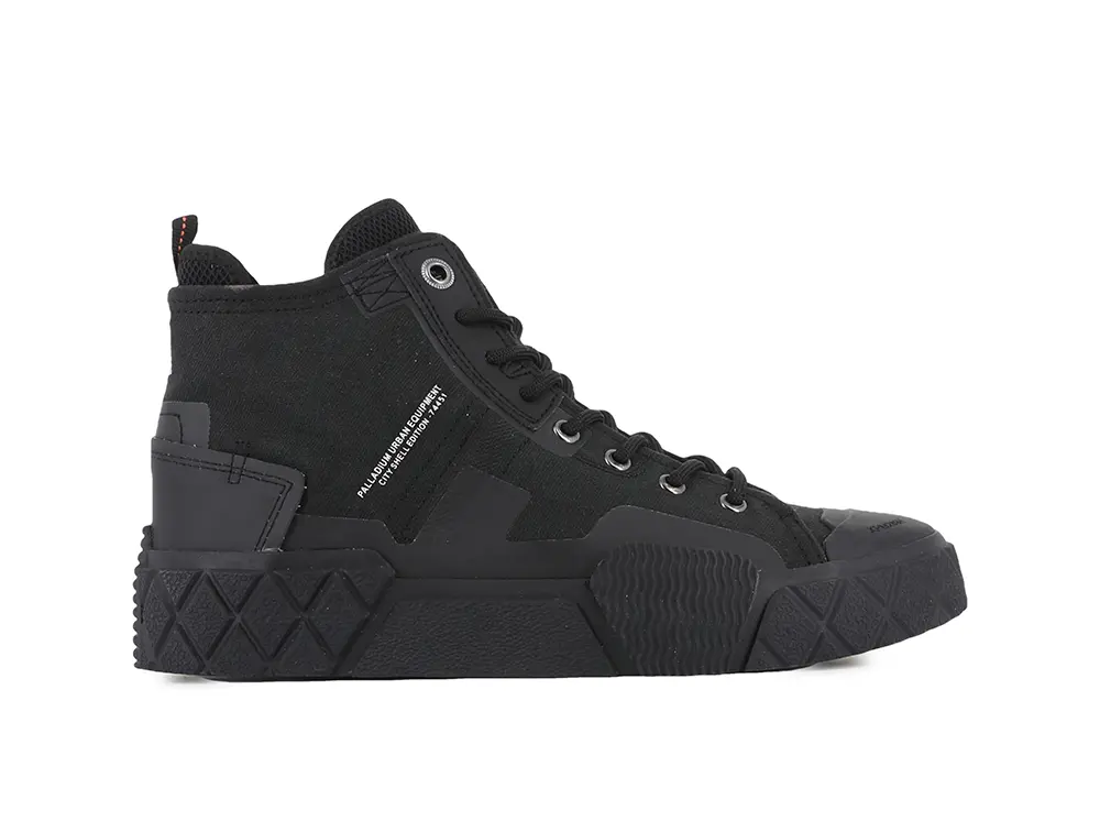 Zapatilla Palladium Ace City Shell Chuk2 Unisex Negro