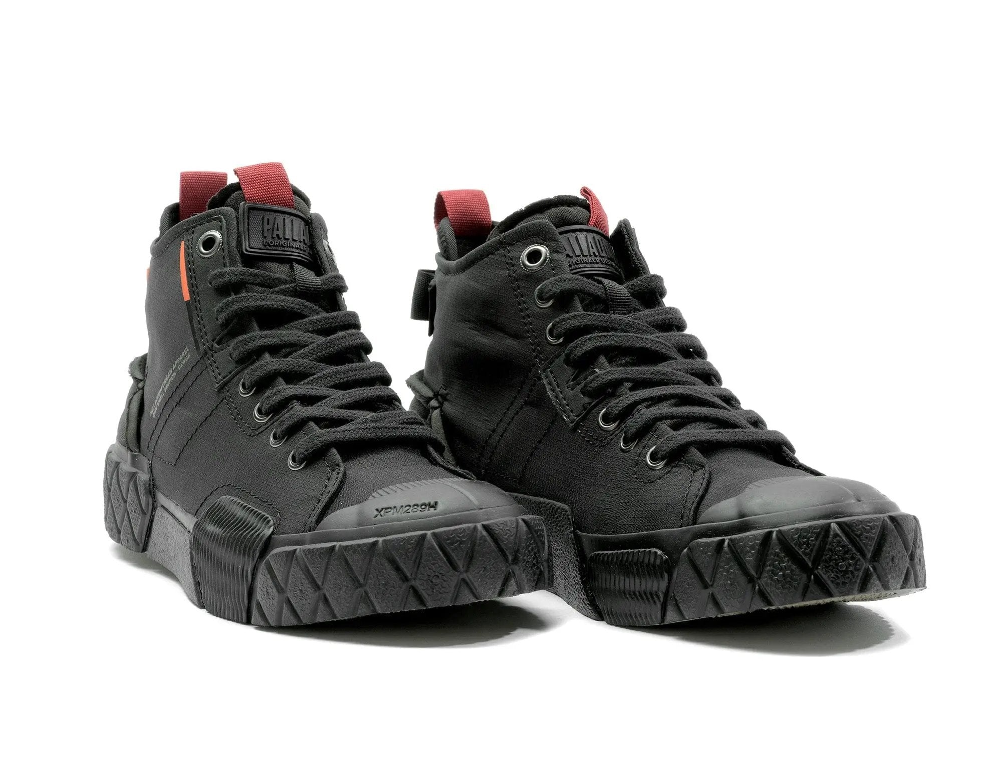 Zapatilla Palladium Ace City Shell Chukka Hi Unisex Mono Negro