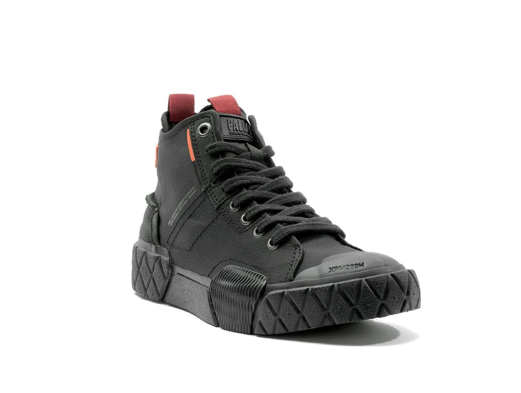 Zapatilla Palladium Ace City Shell Chukka Hi Unisex Mono Negro