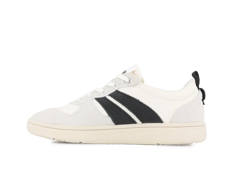 Zapatilla Palladium Pallacup Flame Leather Unisex Blanco