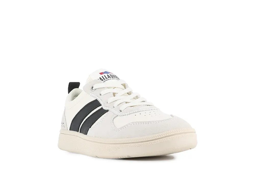 Zapatilla Palladium Pallacup Flame Leather Unisex Blanco