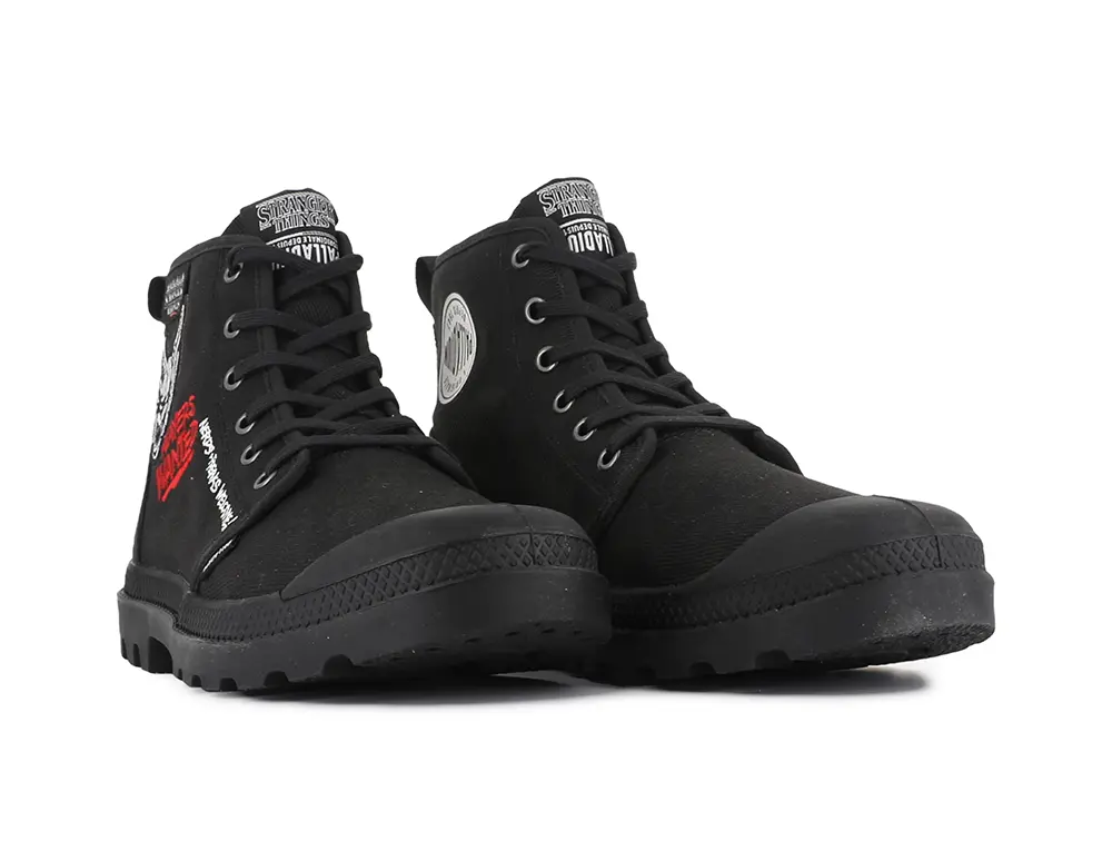 Zapatilla Palladium Pampa Hellfire (Stranger Things) Unisex Negro