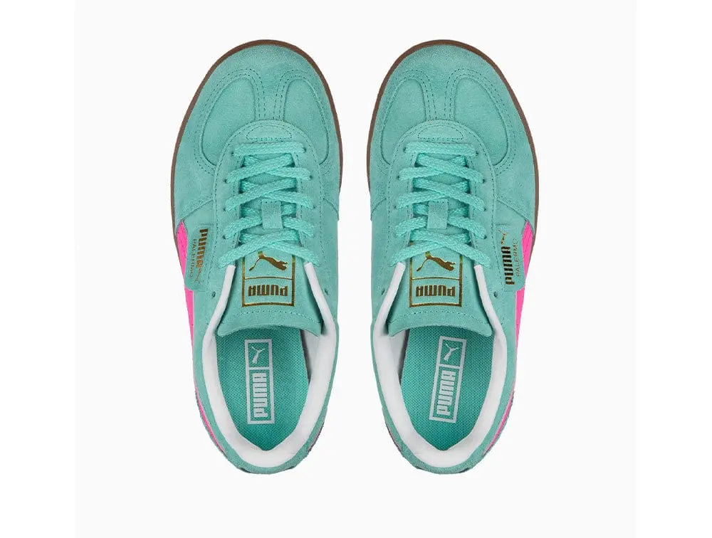 Zapatilla Puma Palermo Elevata Mujer Celeste/Gum