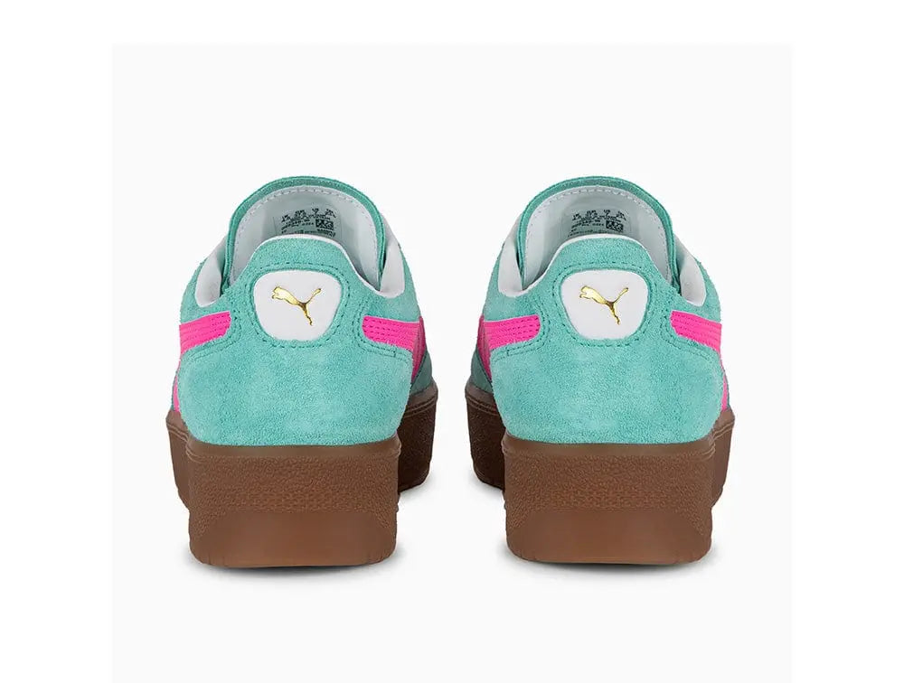 Zapatilla Puma Palermo Elevata Mujer Celeste/Gum