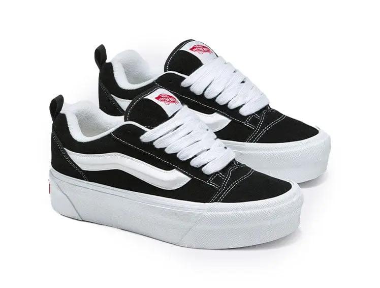 Zapatilla Vans Knu Stack Plataforma Mujer Negro