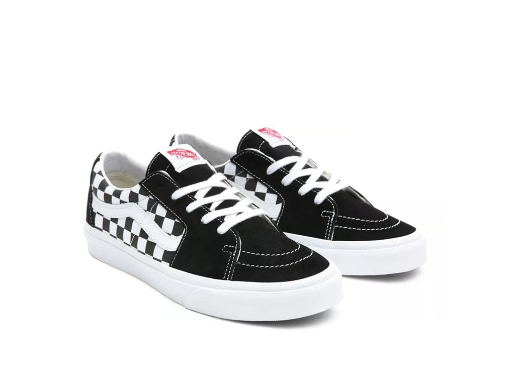 Zapatilla Vans Sk8-Low Checker Unisex Negro