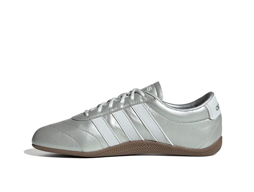 Zapatillas Adidas Grand Court Lo Lth Mujer Gris