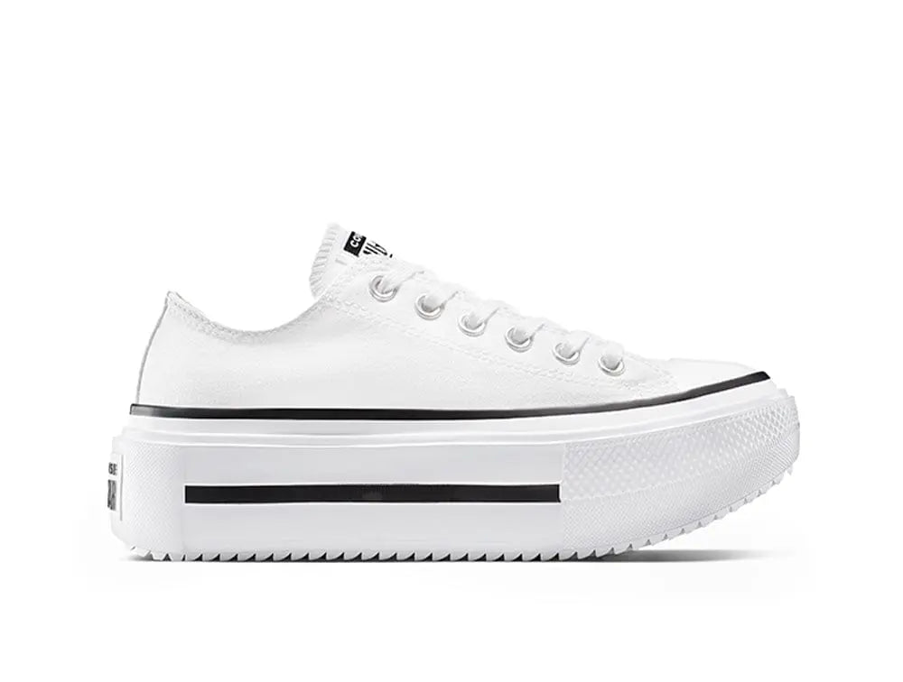 Zapatillas Converse Chuck Taylor Lift Double Stack Mujer Blanco