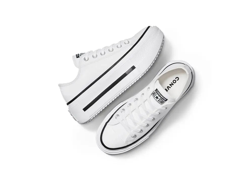 Zapatillas Converse Chuck Taylor Lift Double Stack Mujer Blanco