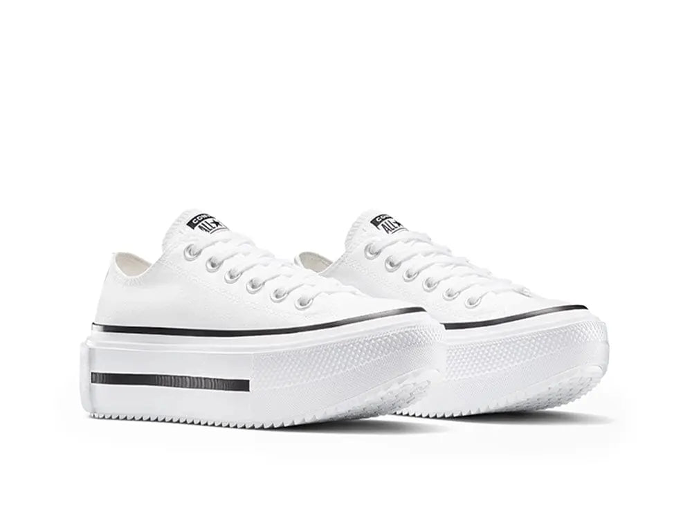 Zapatillas Converse Chuck Taylor Lift Double Stack Mujer Blanco