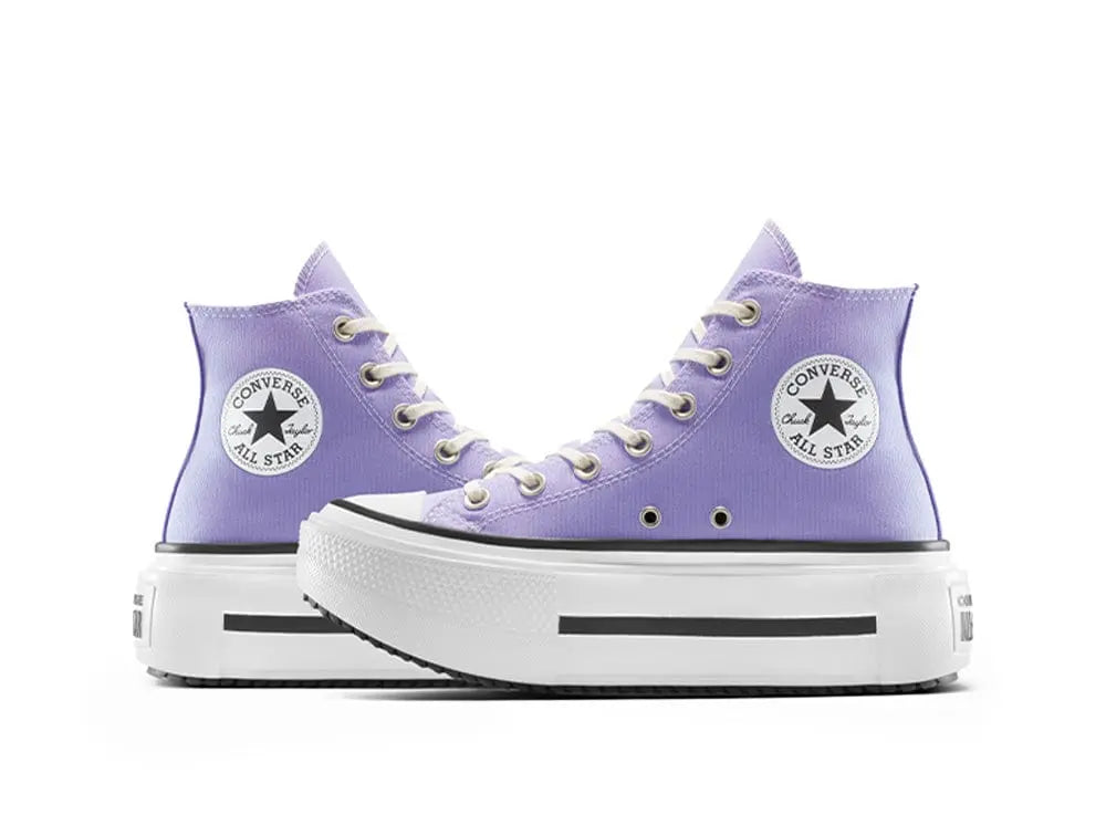 Zapatillas Converse Chuck Taylor Lift Double Stack Mujer Morado