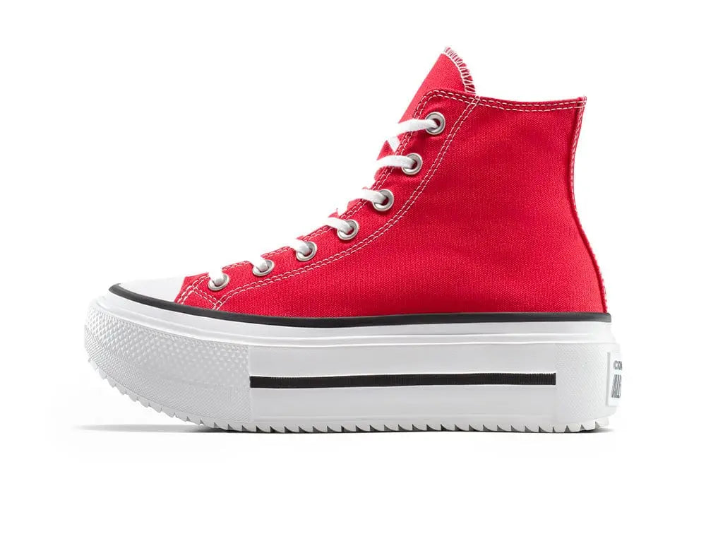Zapatillas Converse Chuck Taylor Lift Double Stack Mujer Rojo