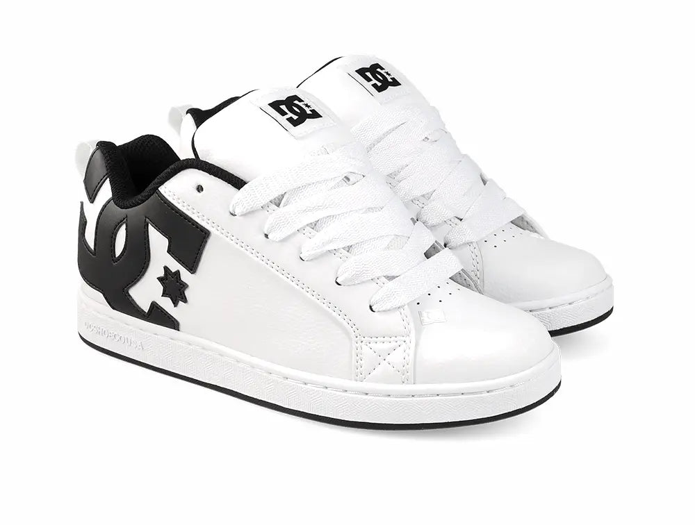 Zapatillas Dc Court Graffik Mujer Blanco