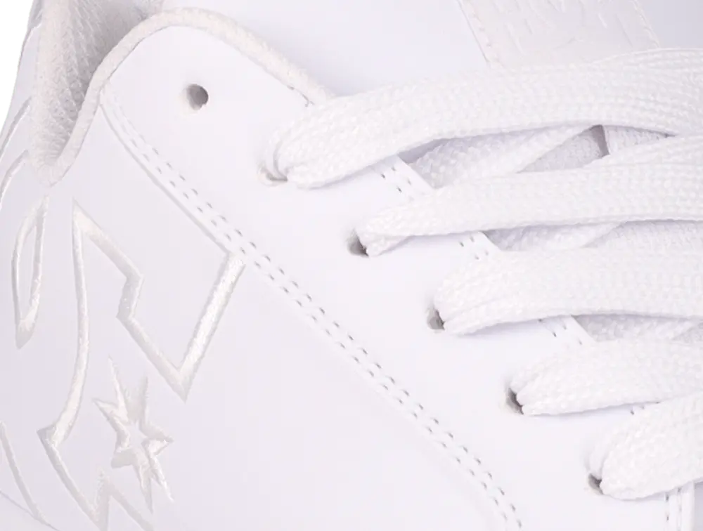 Zapatillas Dc Court Graffik Plataforma Mujer Blanco