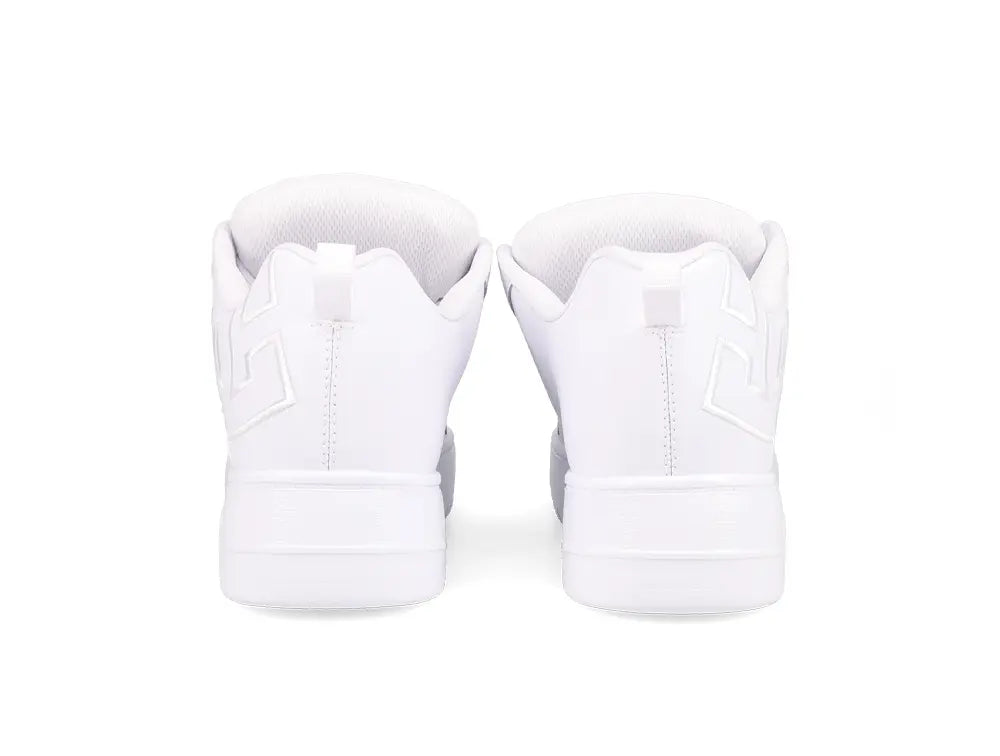 Zapatillas Dc Court Graffik Plataforma Mujer Blanco