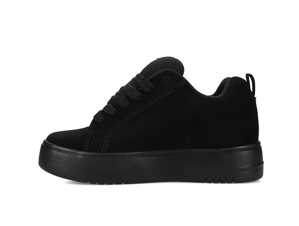 Zapatillas Dc Court Graffik Plataforma Mujer Mono Negro