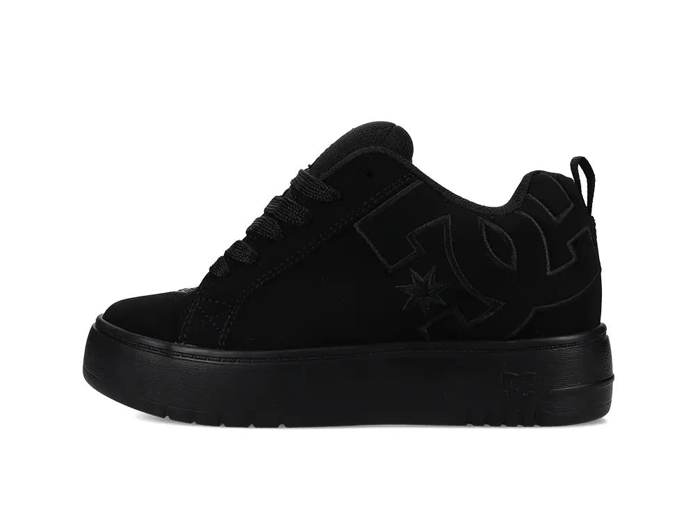 Zapatillas Dc Court Graffik Plataforma Mujer Mono Negro