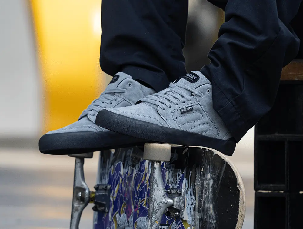 Zapatillas Gangsta Wallride Mid Unisex Gris