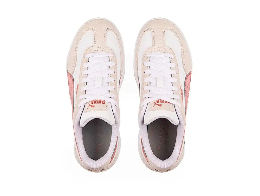 Zapatillas Puma Club II Era Platform Metallic Mujer Blanco