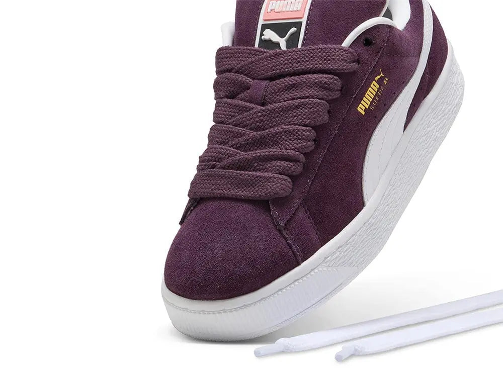 Zapatillas Puma Suede Xl Mujer Burdeo