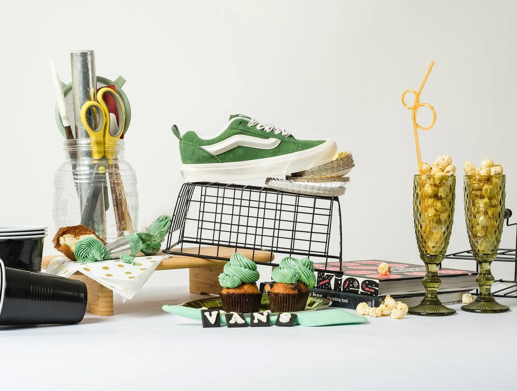 Zapatillas Vans Knu Skool Mujer Verde